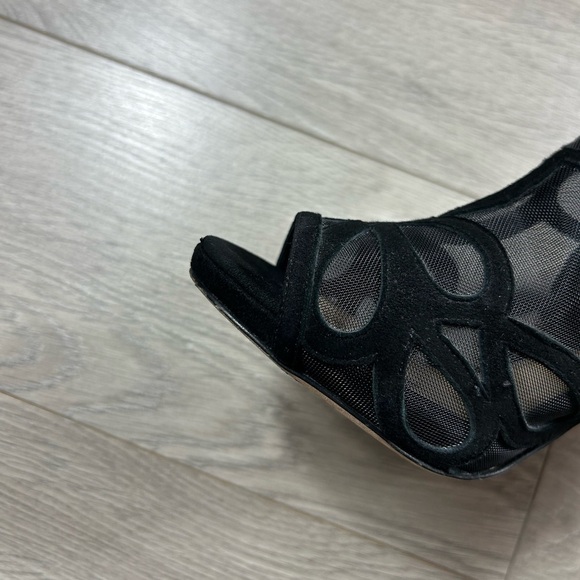 Kate Spade Mesh Peek-toe Slingback Booties - Picture 9 of 11